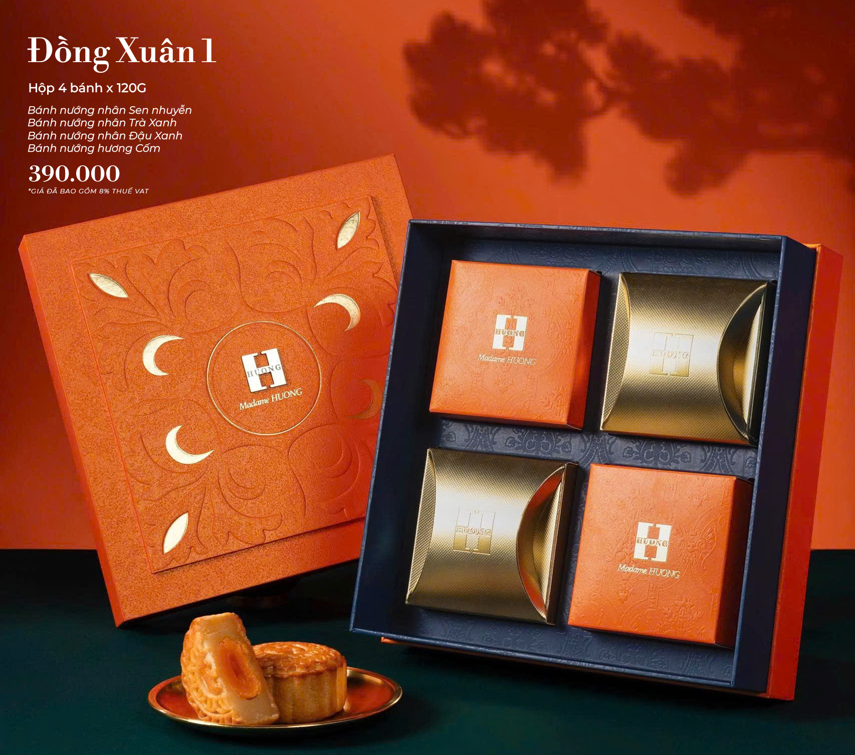 Bánh Trung Thu Madame Hương Đồng Xuân 1 Mẫu 2026