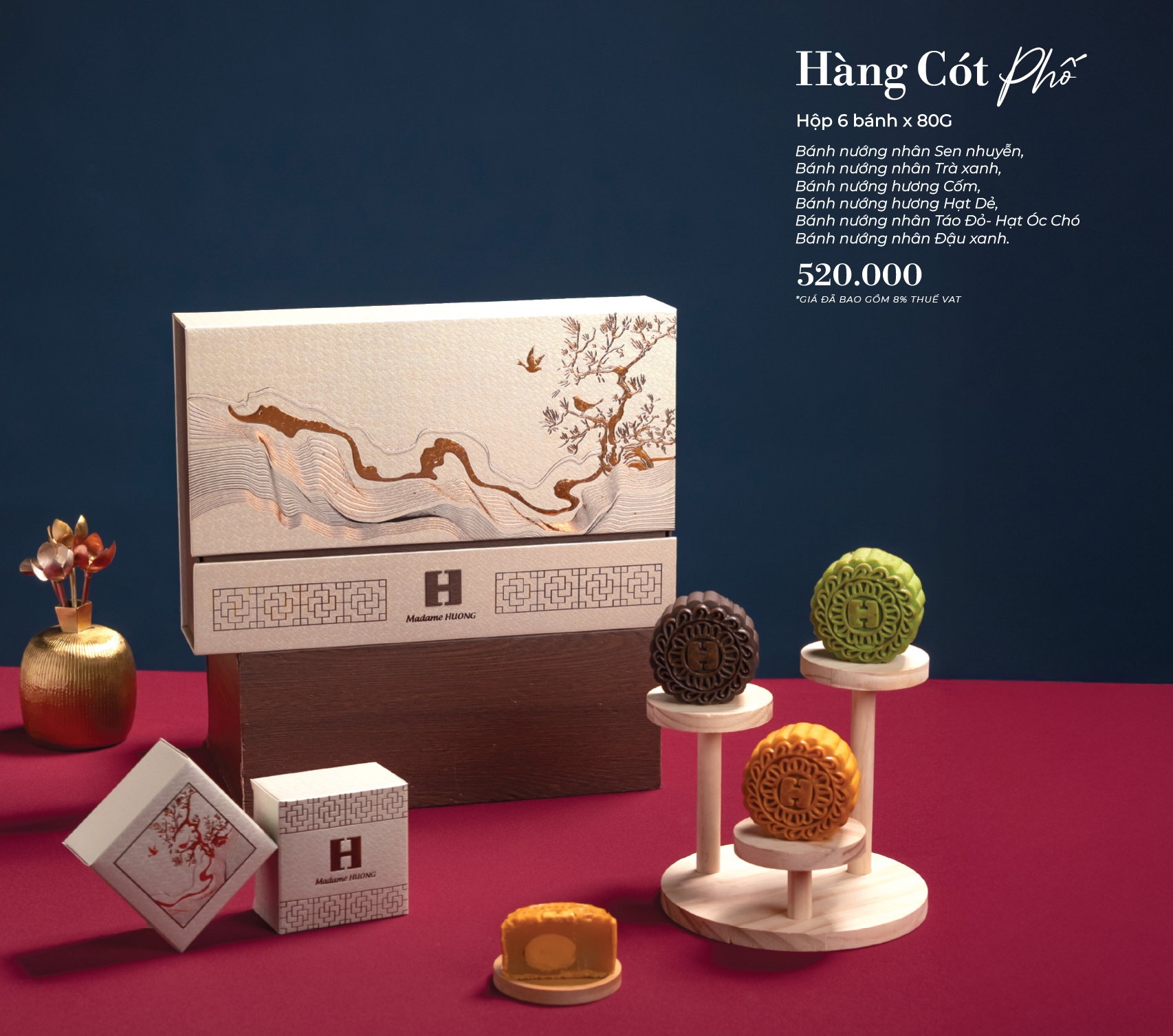 Bánh Trung Thu Madame Hương Hàng Cót Phố