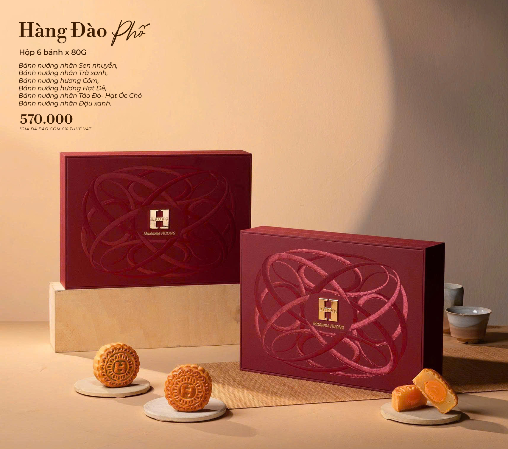 Bánh Trung Thu Madame Hương Hàng Đào Phố