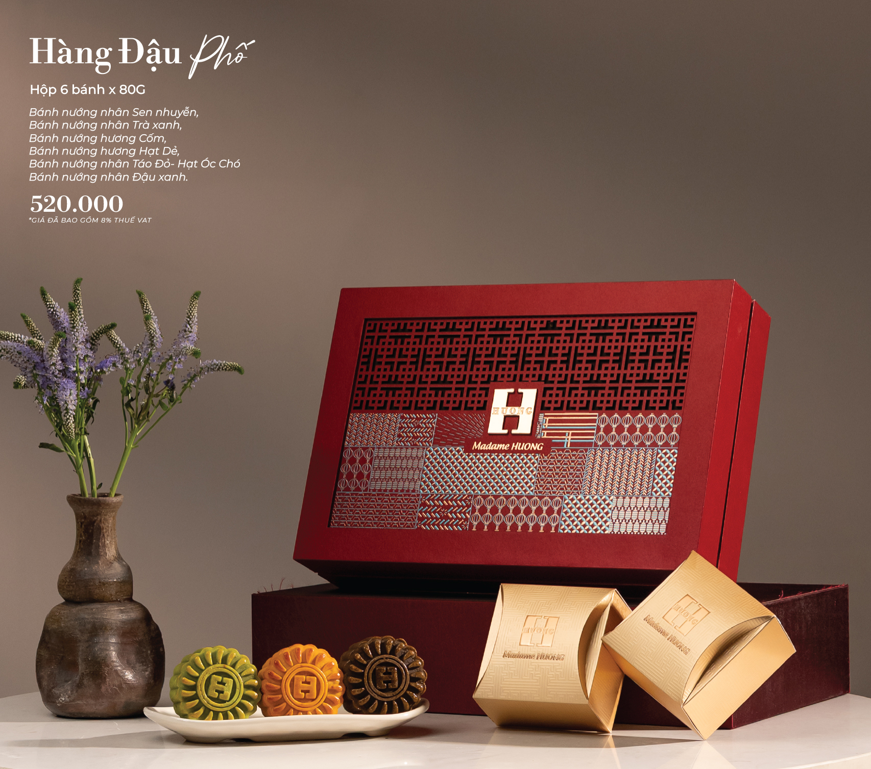 Bánh Trung Thu Madame Hương Hàng Đậu Phố